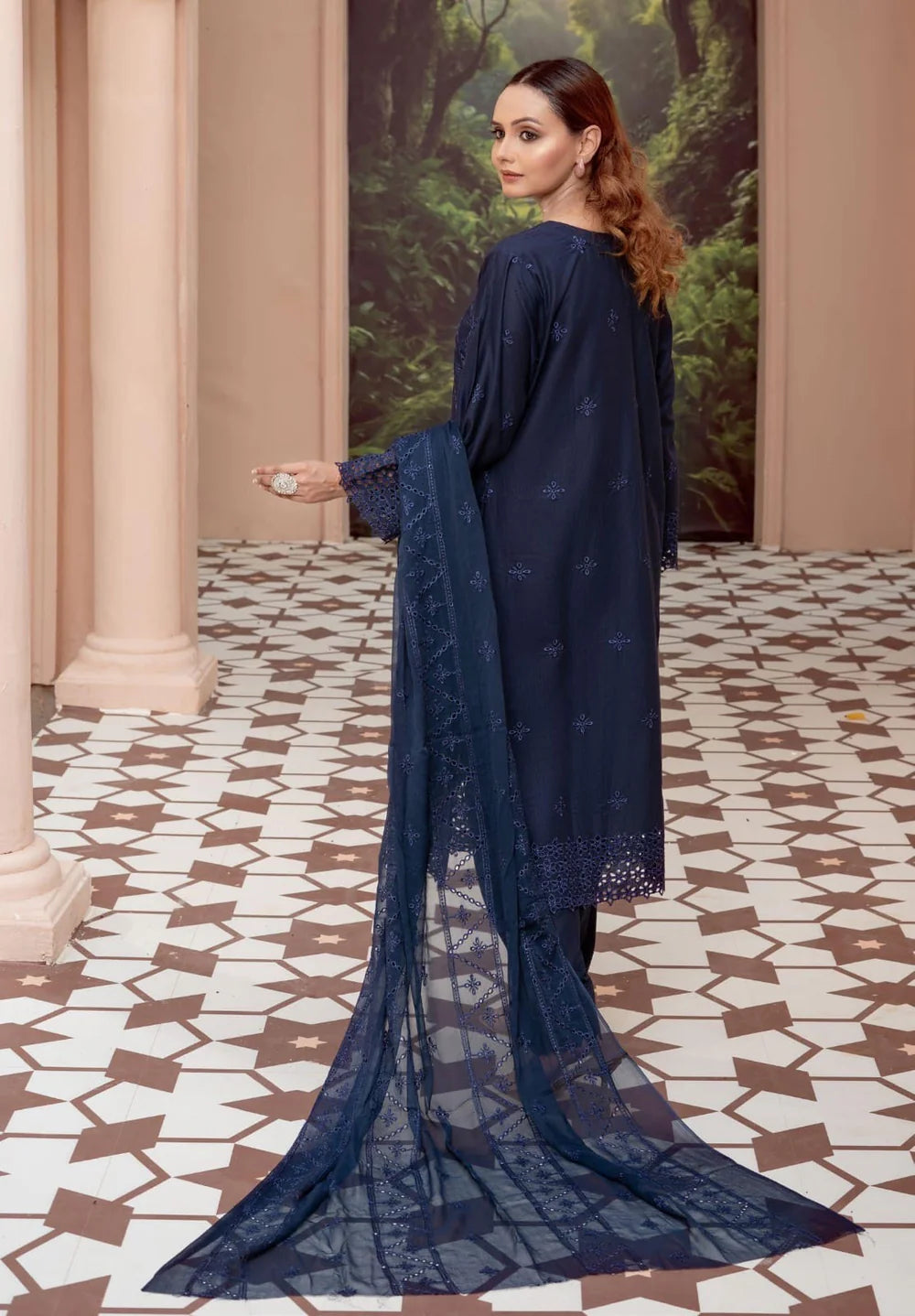 Cotton Kari By Anaya Emb Chickankari-3PC