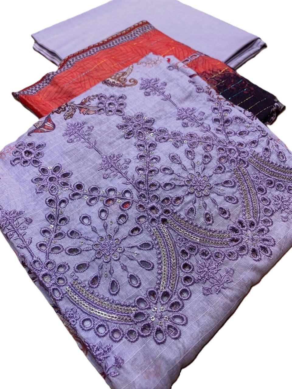 Anaya Emb Ck Lawn-3PC