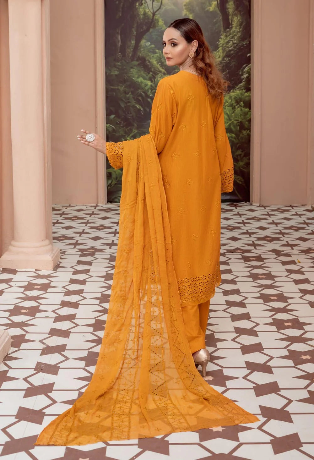 Cotton Kari By Anaya Emb Chickankari-3PC