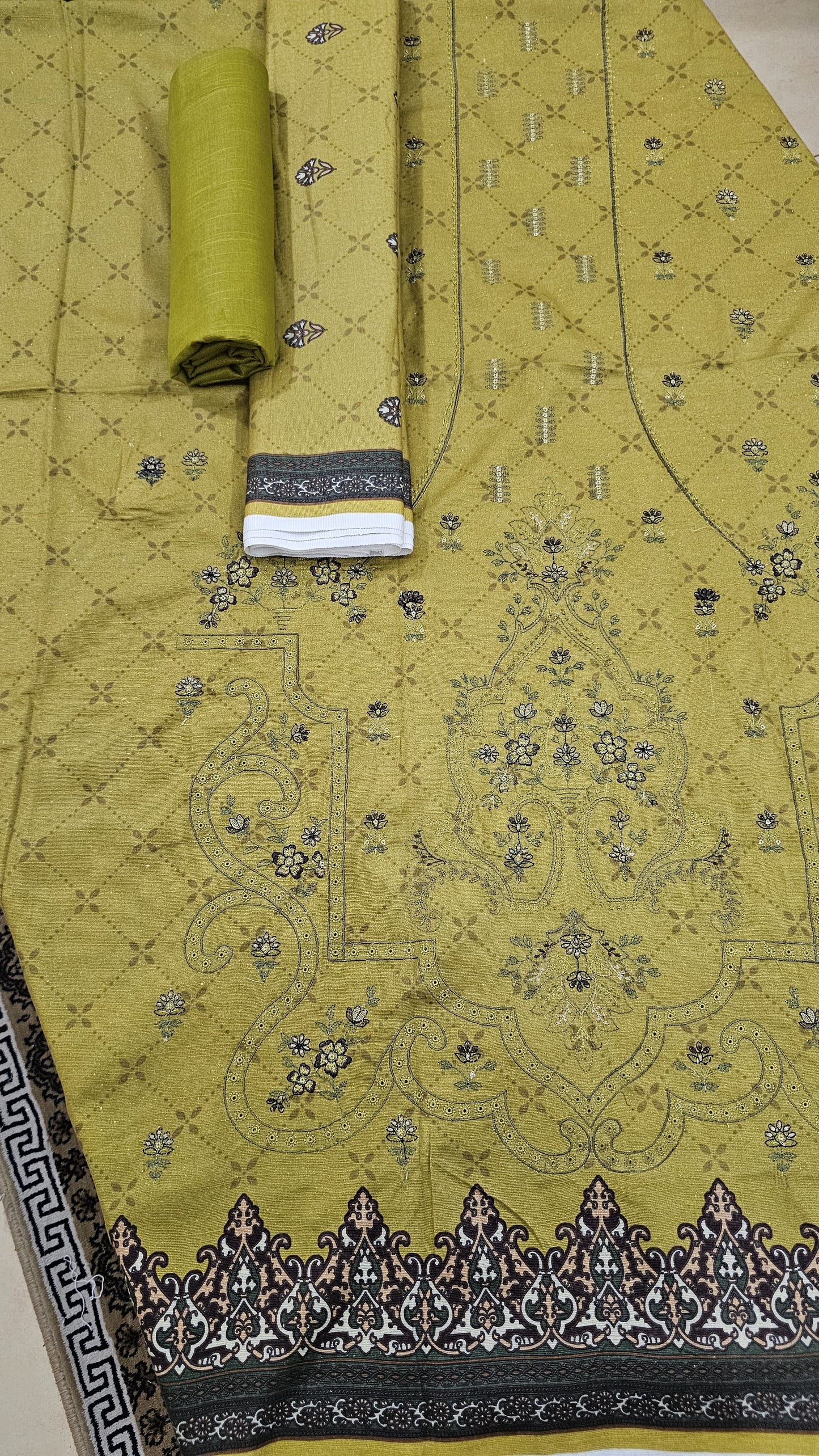 Anaya Noor 3-Pcs Emb Khaddar