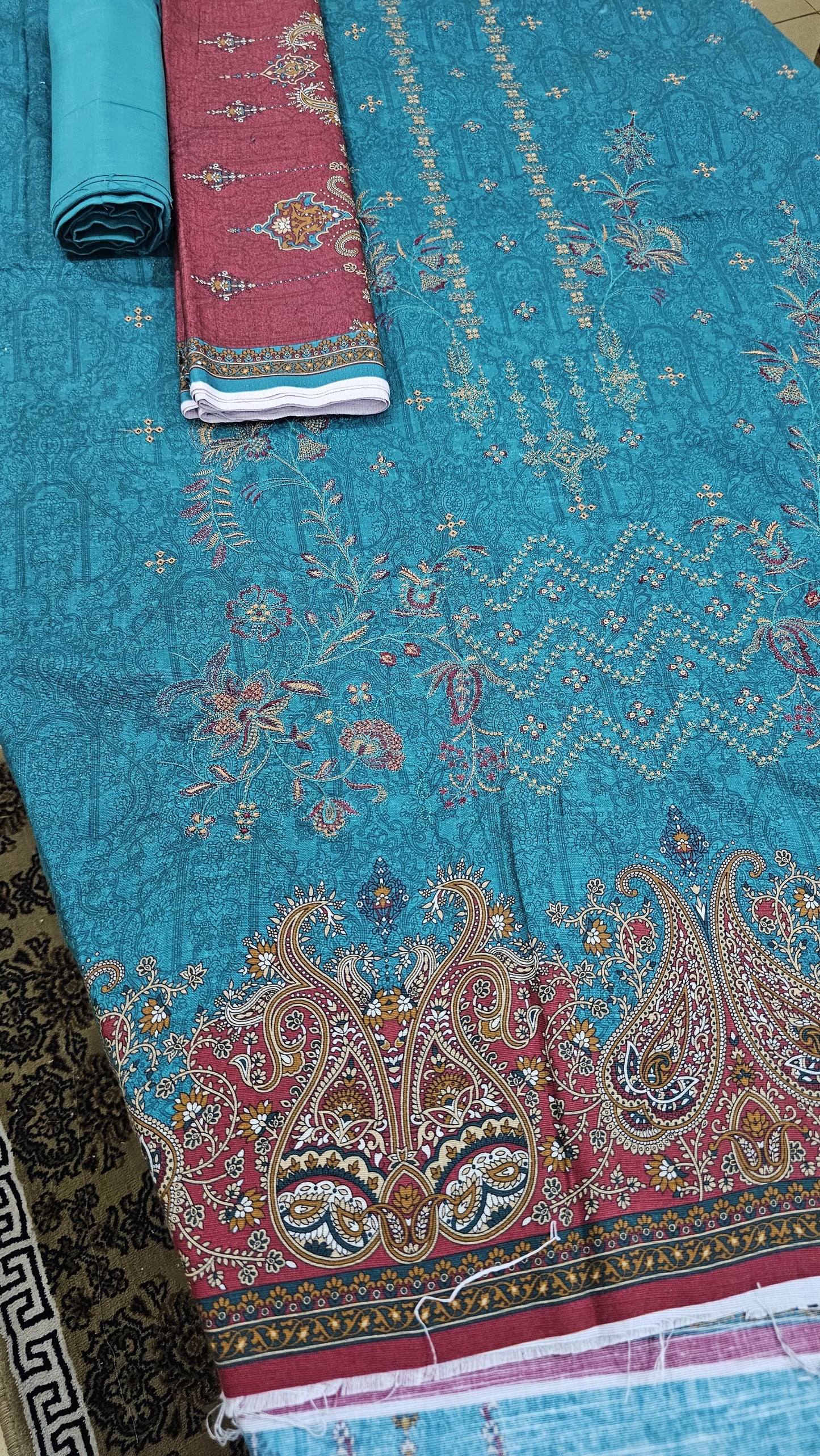 Anaya Noor 3-Pcs Emb Khaddar