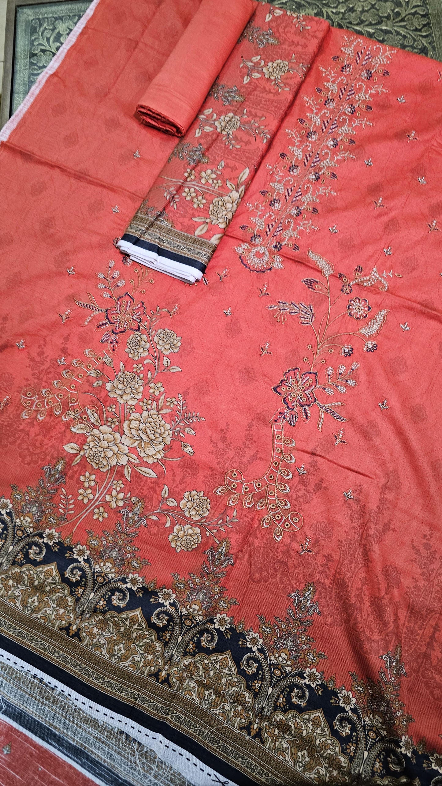 Anaya Noor 3-Pcs Emb Khaddar