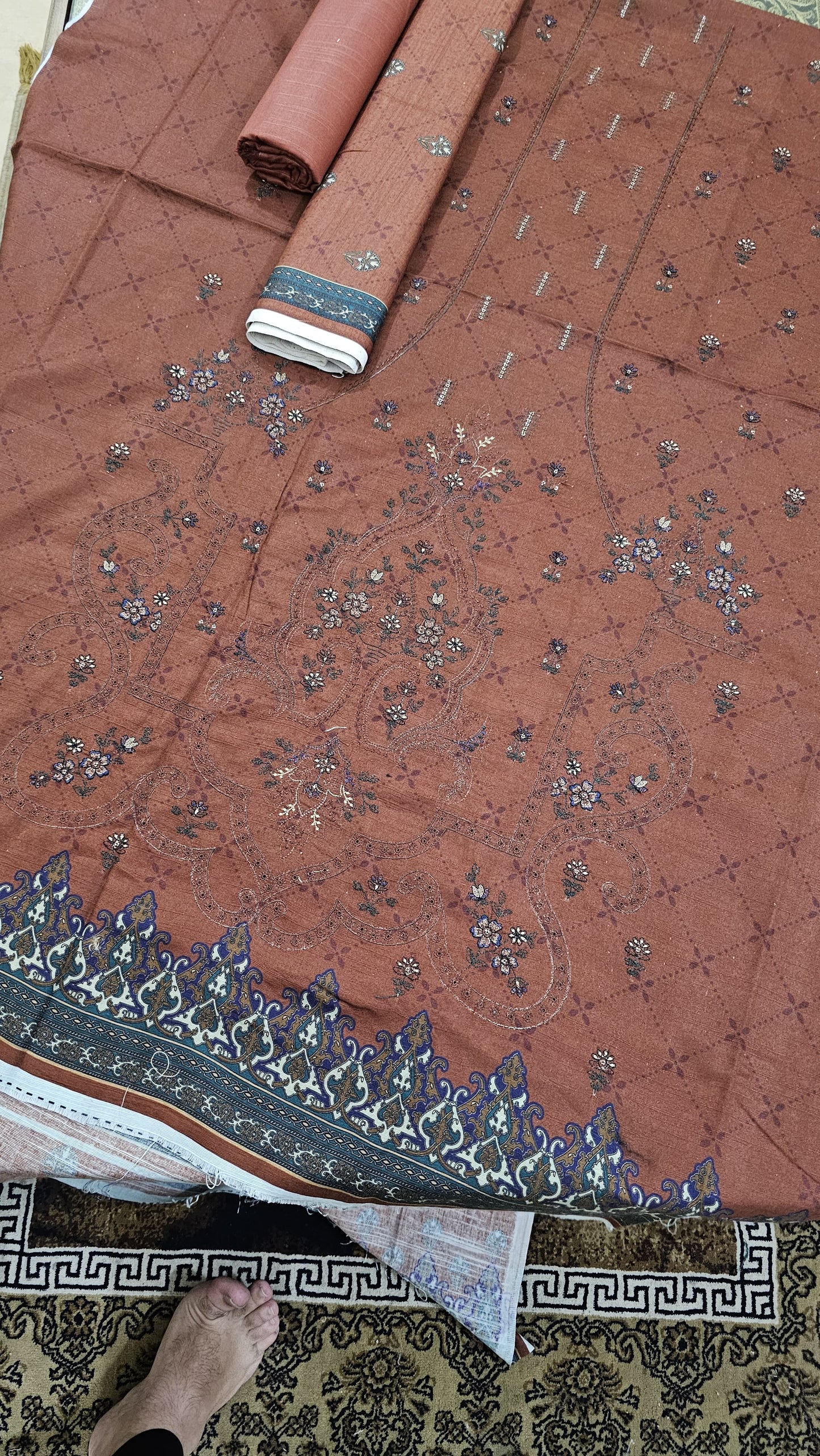 Anaya Noor 3-Pcs Emb Khaddar