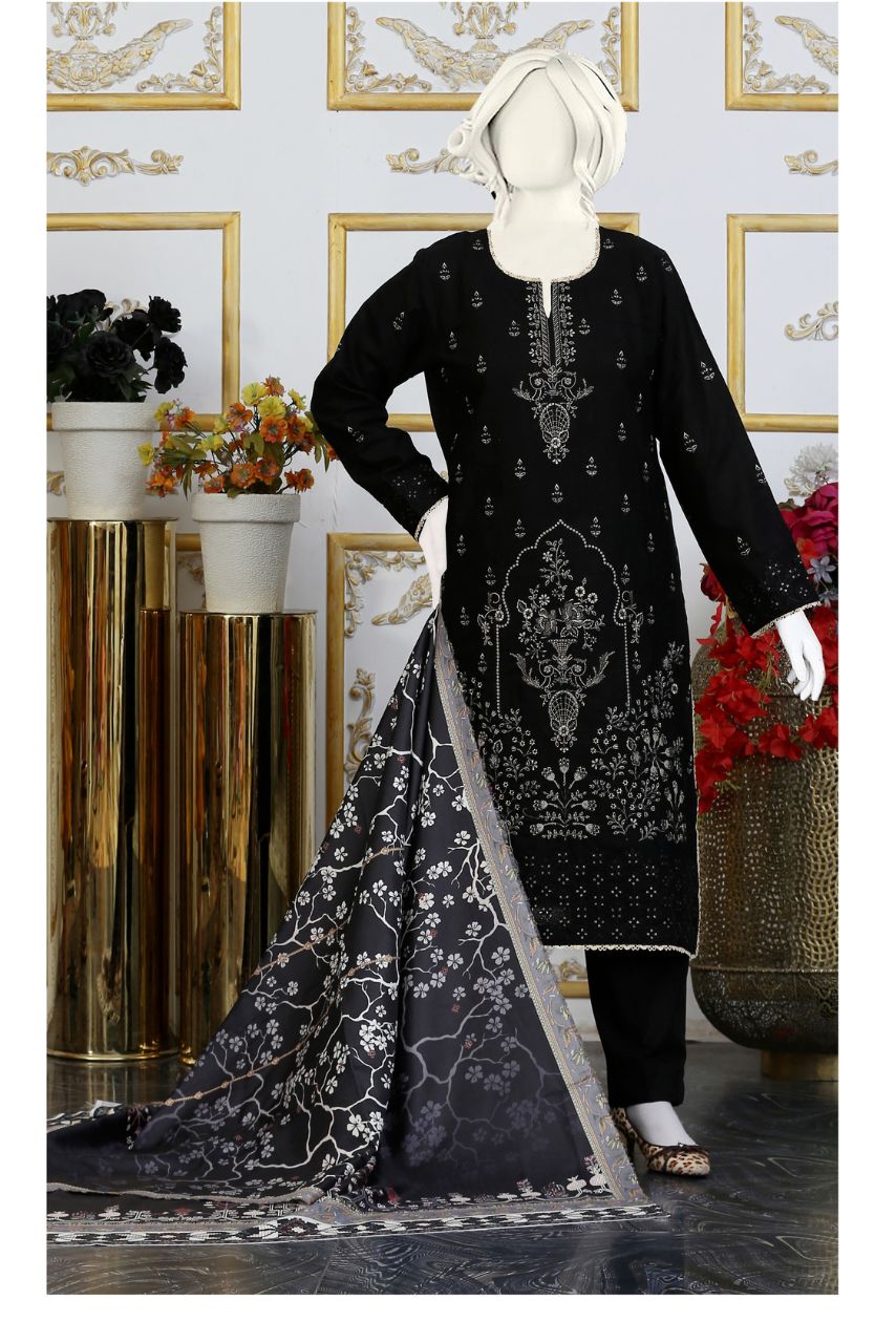 Amber By Anaya noor Emb Khaddar-3PC