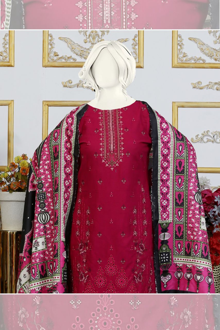 Amber By Anaya noor Emb Khaddar-3PC