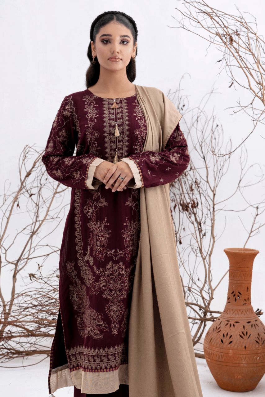 Ayfer By Anaya Noor 3-Pcs Marina Jacquard