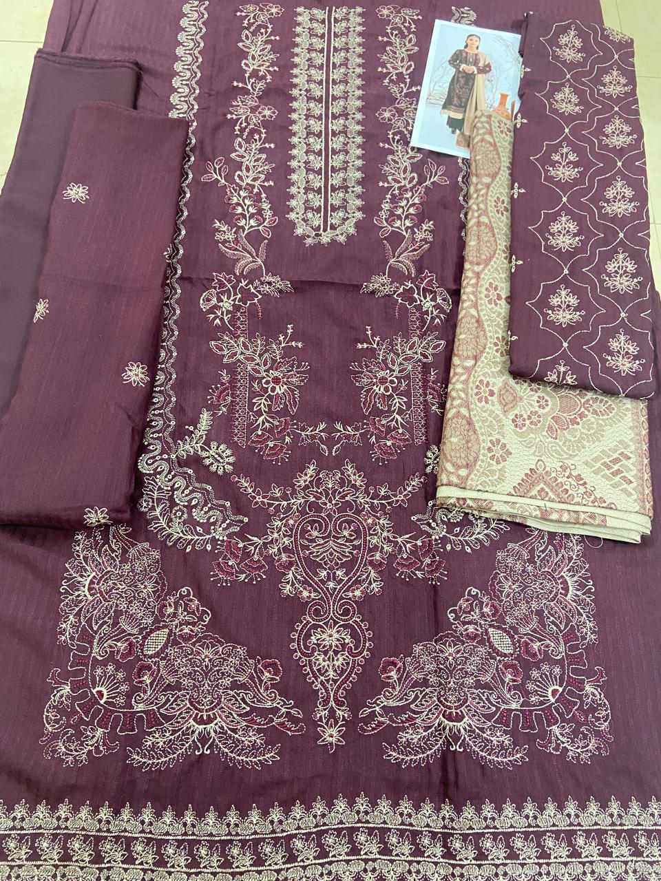 Ayfer By Anaya Noor 3-Pcs Marina Jacquard