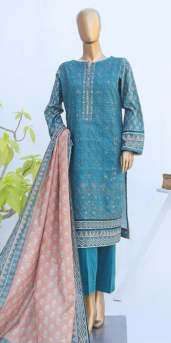 Jaipuri Khaddar By Anaya Noor Embroidered Khaddar-3PC