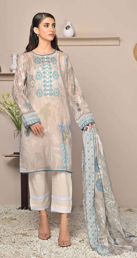 Anaya Emb Lawn-3PC