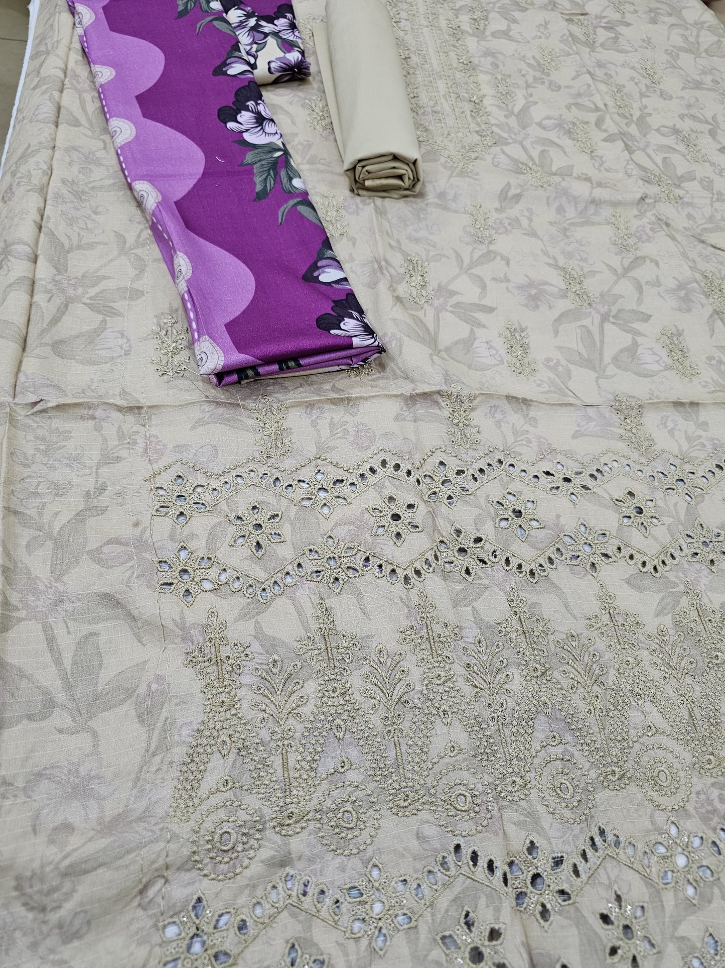 Falak by Anaya Noor Viscose bana Doria-3PC