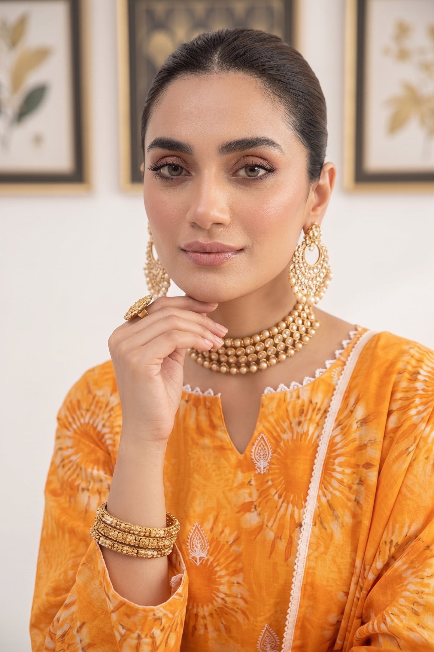 Print Kari By Anaya Noor Heavy Emb Banadora Lawn 3PC