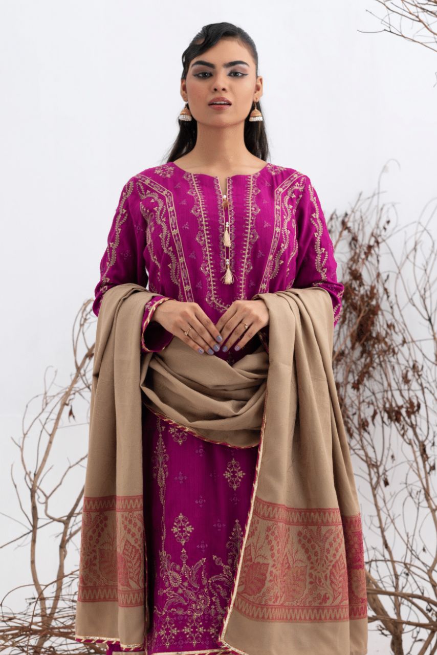 Ayfer By Anaya Noor 3-Pcs Marina Jacquard