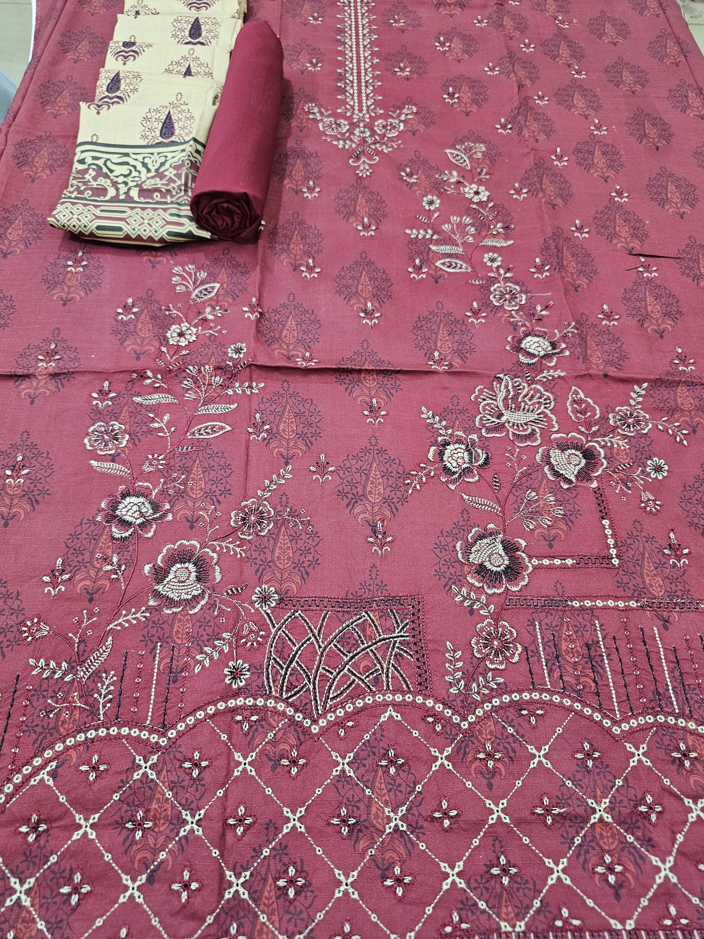 Falak by Anaya Noor Viscose bana Doria-3PC
