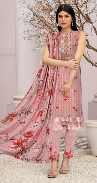 Ziva Printed Lawn-3PC