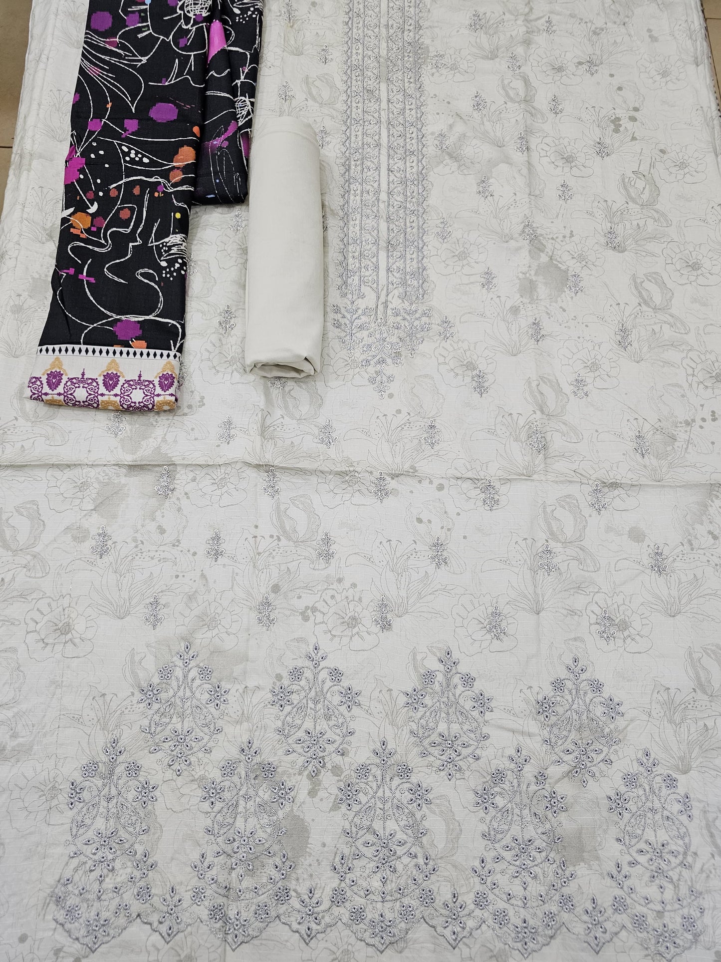 Falak by Anaya Noor Viscose bana Doria-3PC