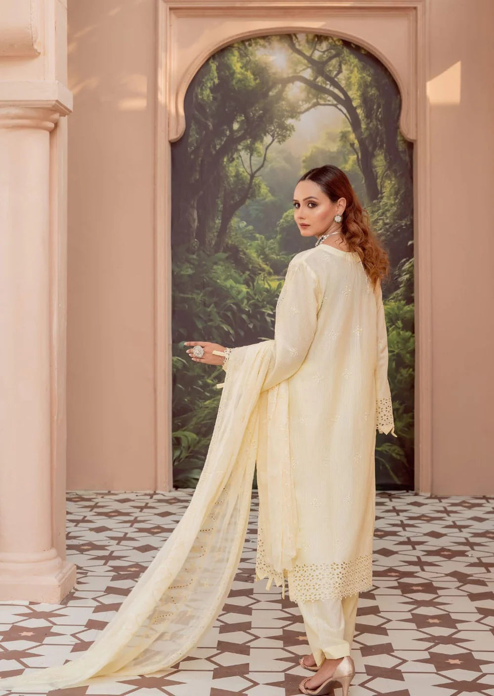 Cotton Kari By Anaya Emb Chickankari-3PC