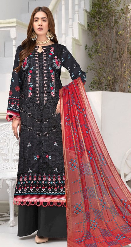 Anaya Emb Lawn-3PC