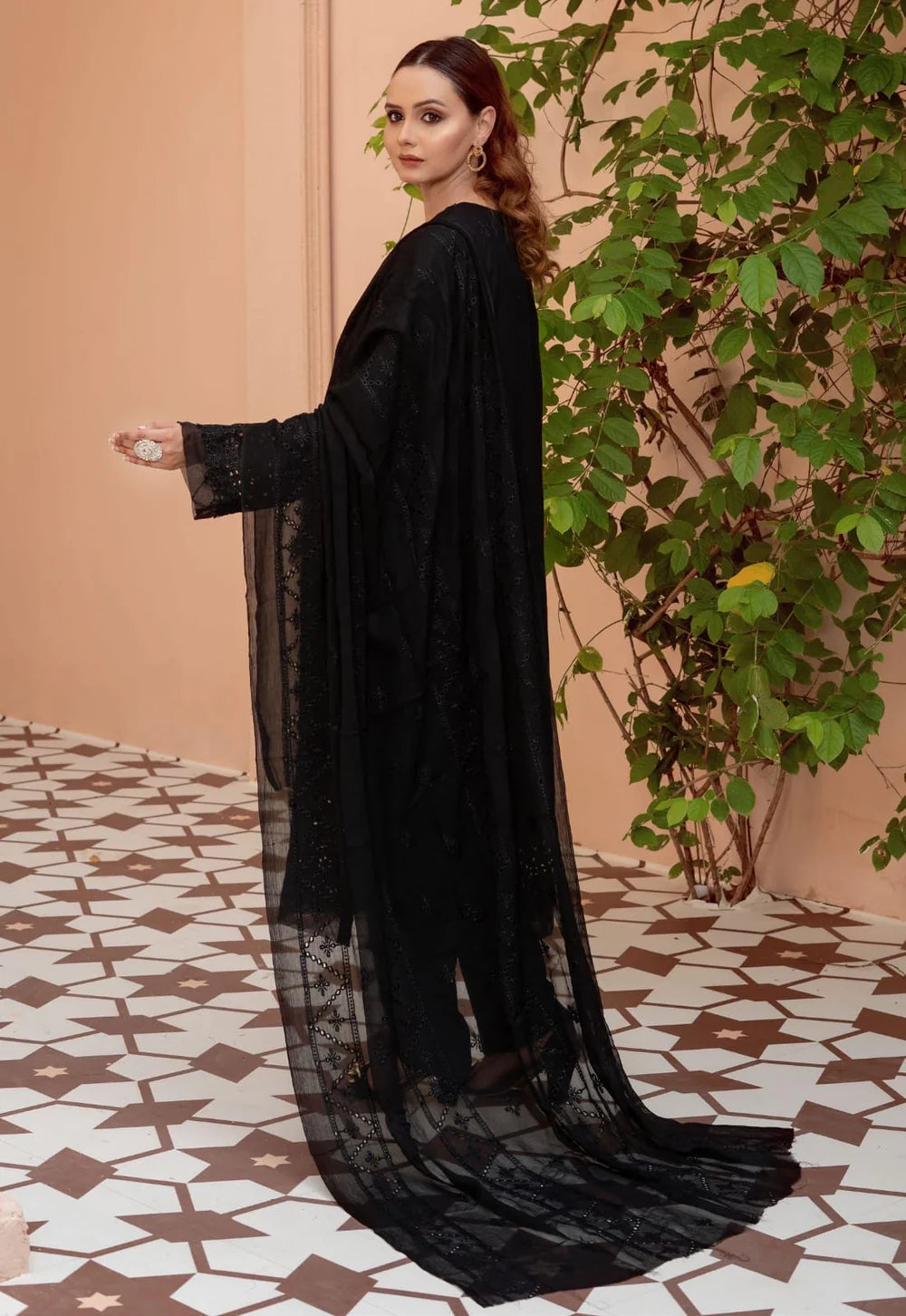 Cotton Kari By Anaya Emb Chickankari-3PC