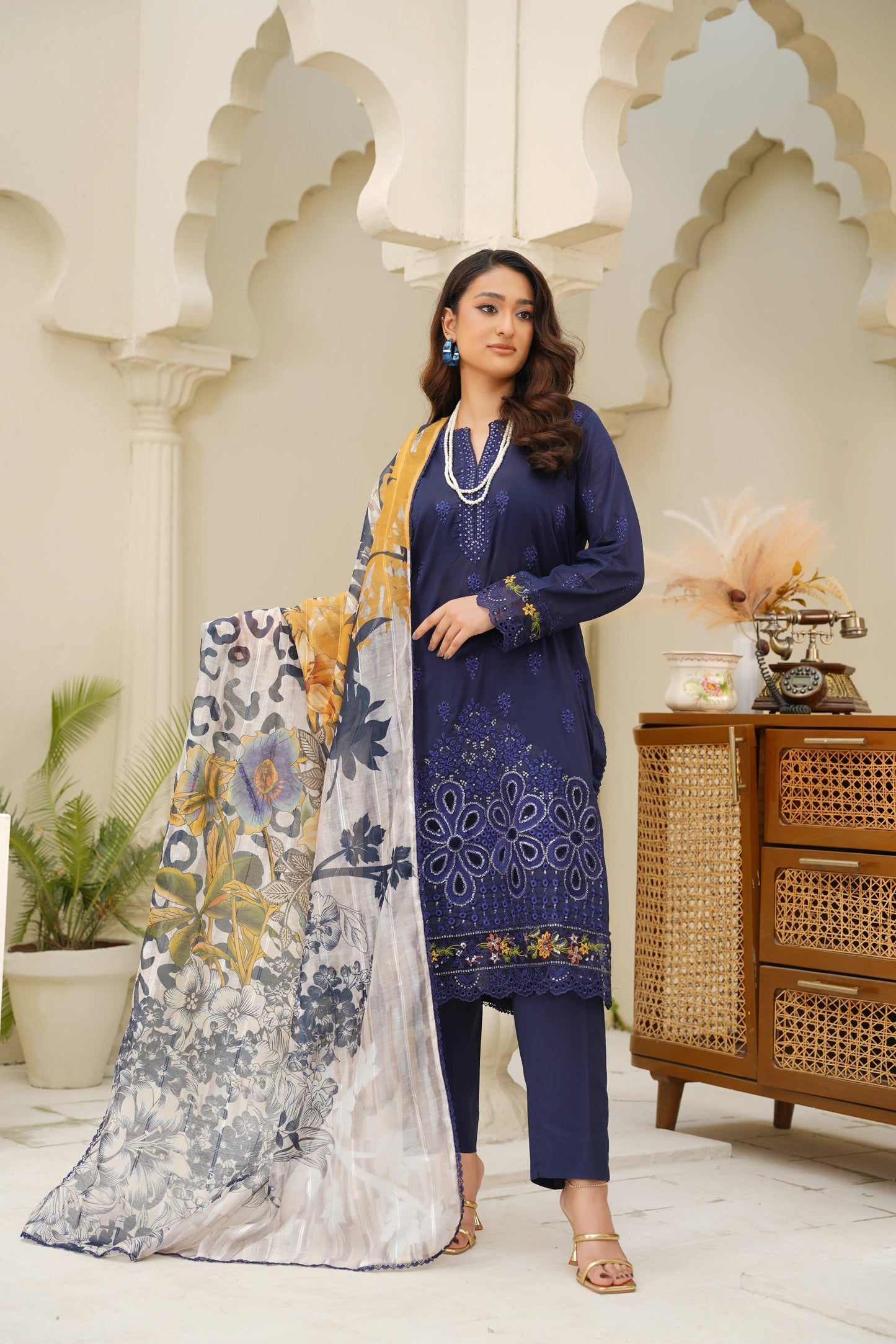 Virsa A-05 | Chikankari Lawn 3PC