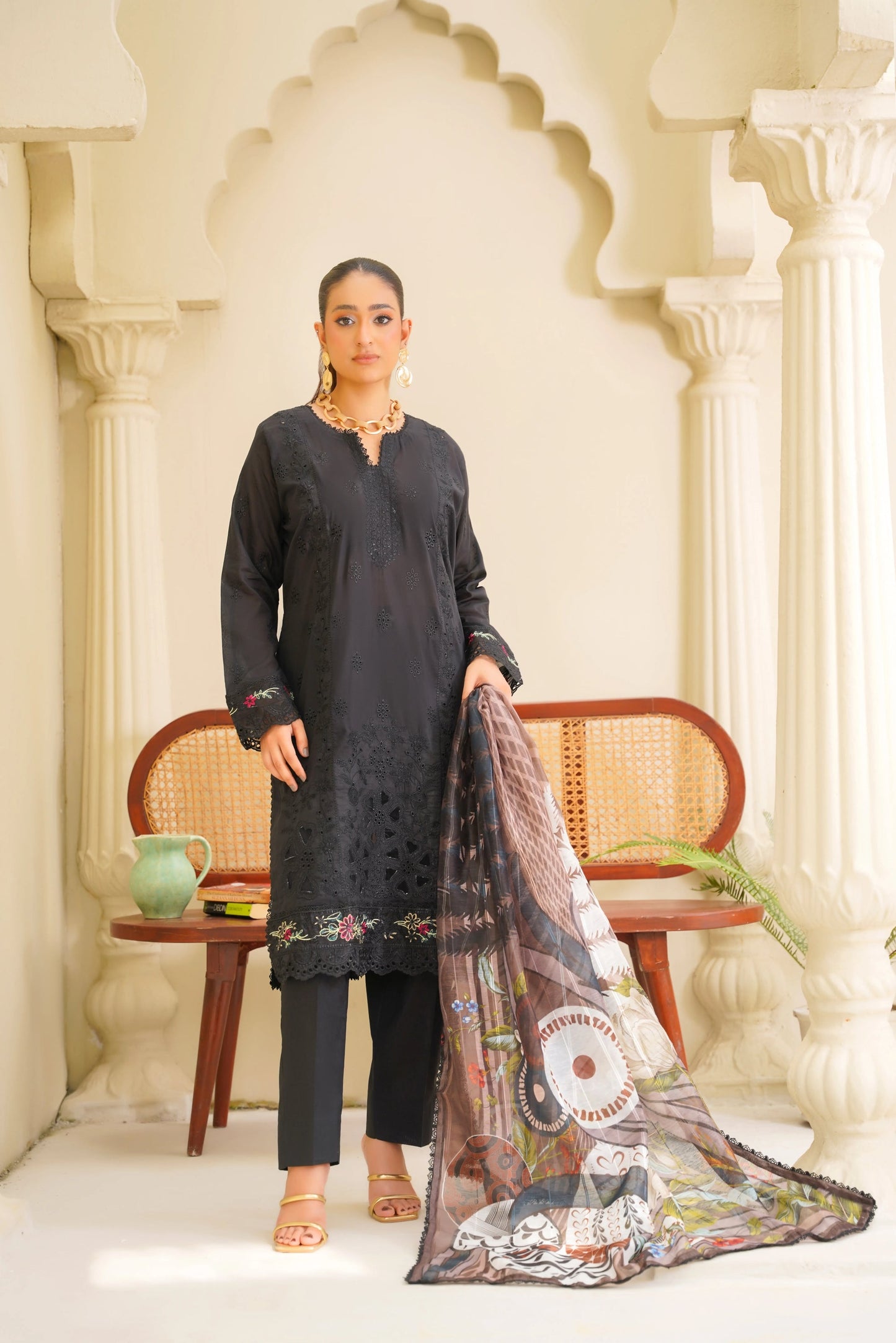 Virsa A-8 | Chikankari Lawn 3PC