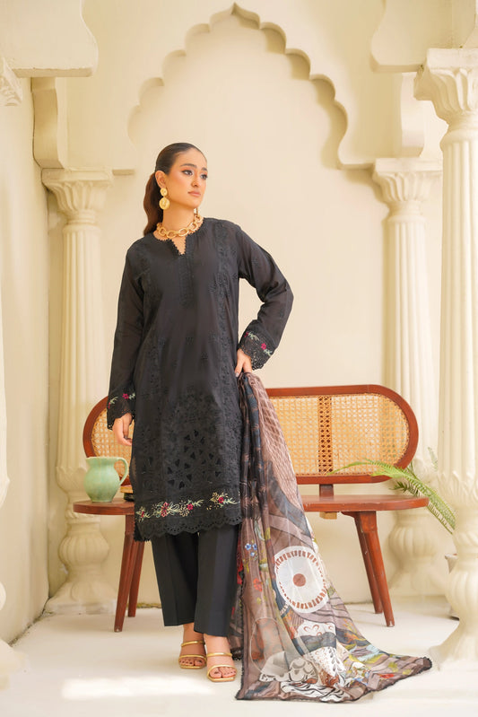 Virsa A-8 | Chikankari Lawn 3PC