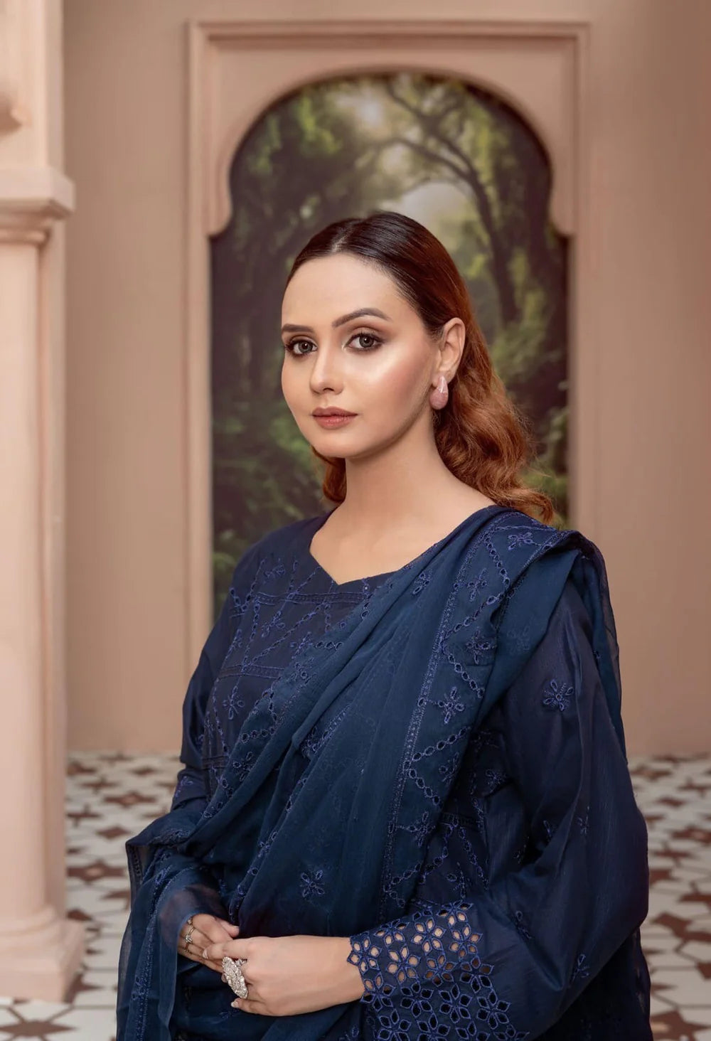 Cotton Kari By Anaya Emb Chickankari-3PC
