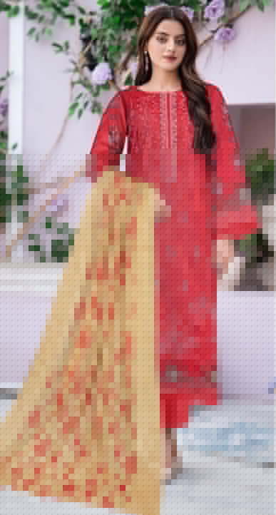Cimrim Print Emb Lawn-3PC