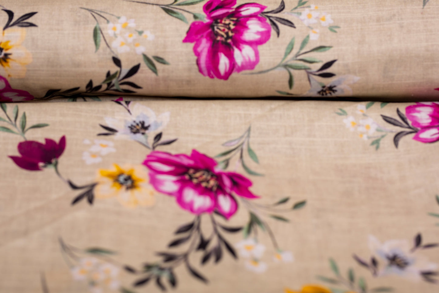 Anaya All Over Print Khaddar Shirt&Trouser-2PC