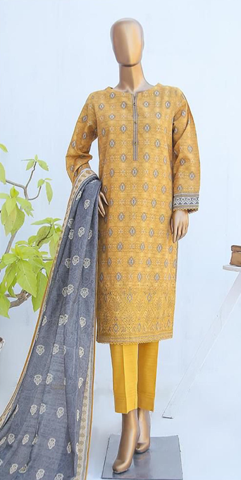 Jaipuri Khaddar By Anaya Noor Embroidered Khaddar-3PC