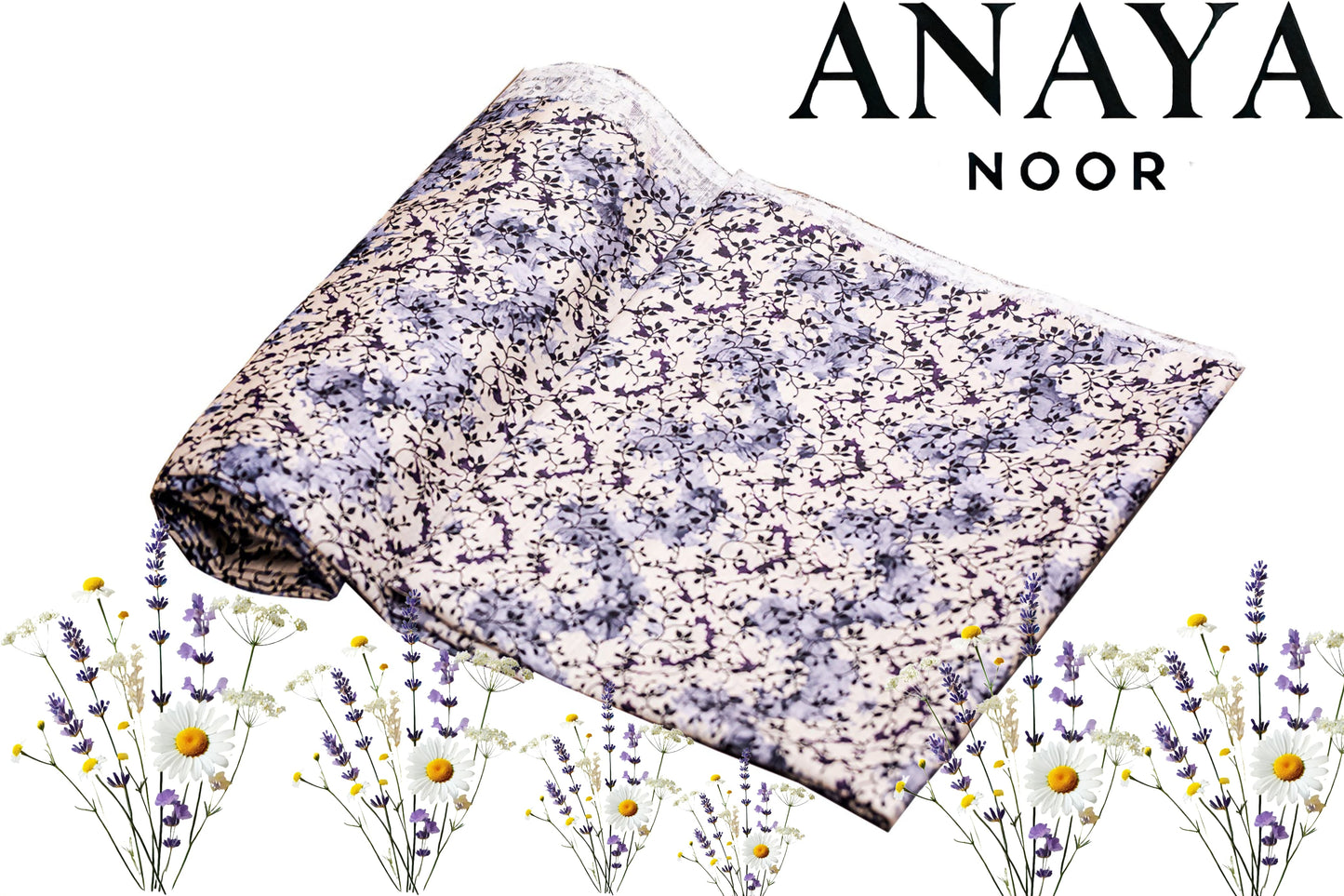 Anaya All Over Print Khaddar Shirt&Trouser-2PC
