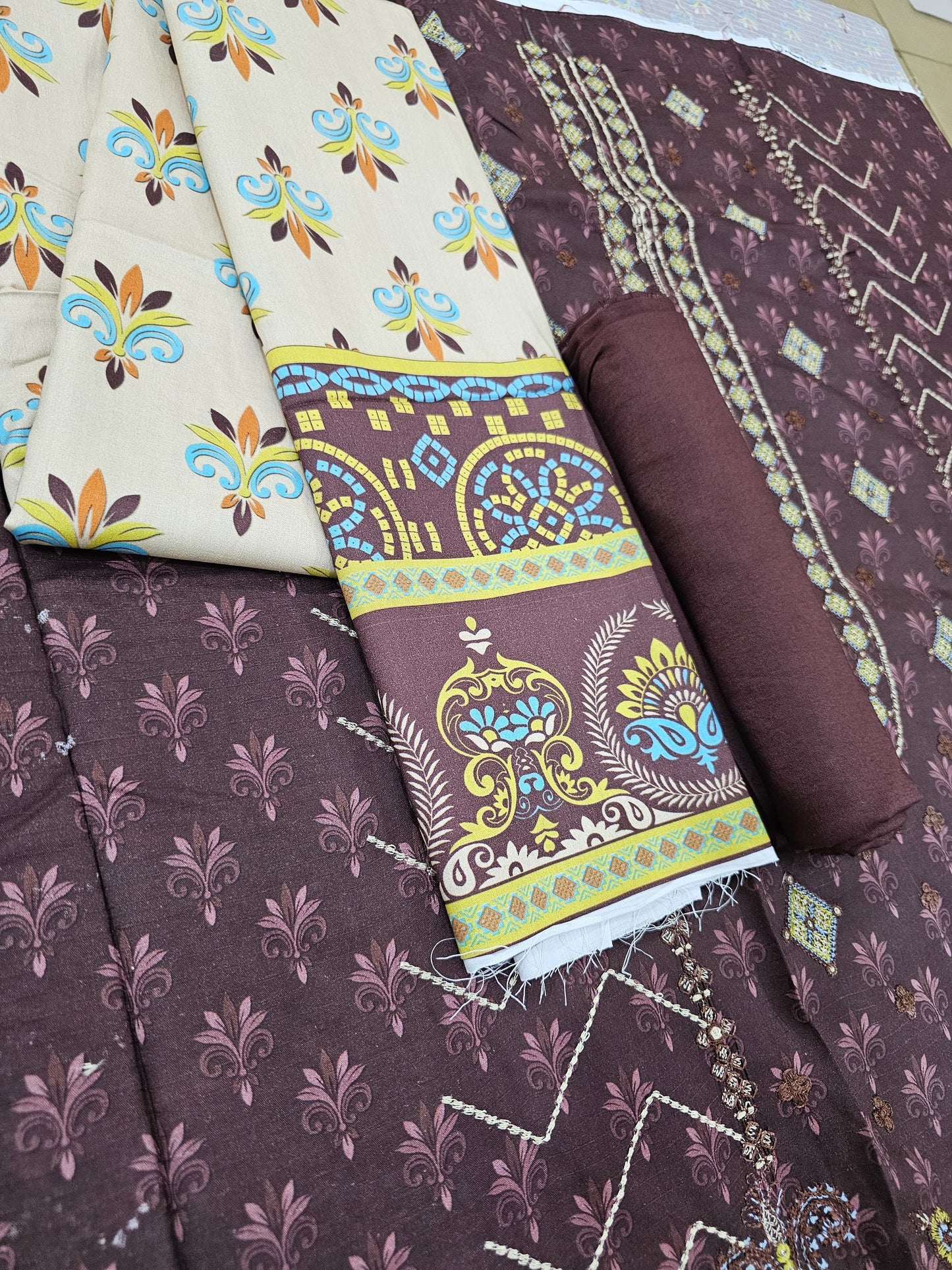 Falak by Anaya Noor Viscose bana Doria-3PC