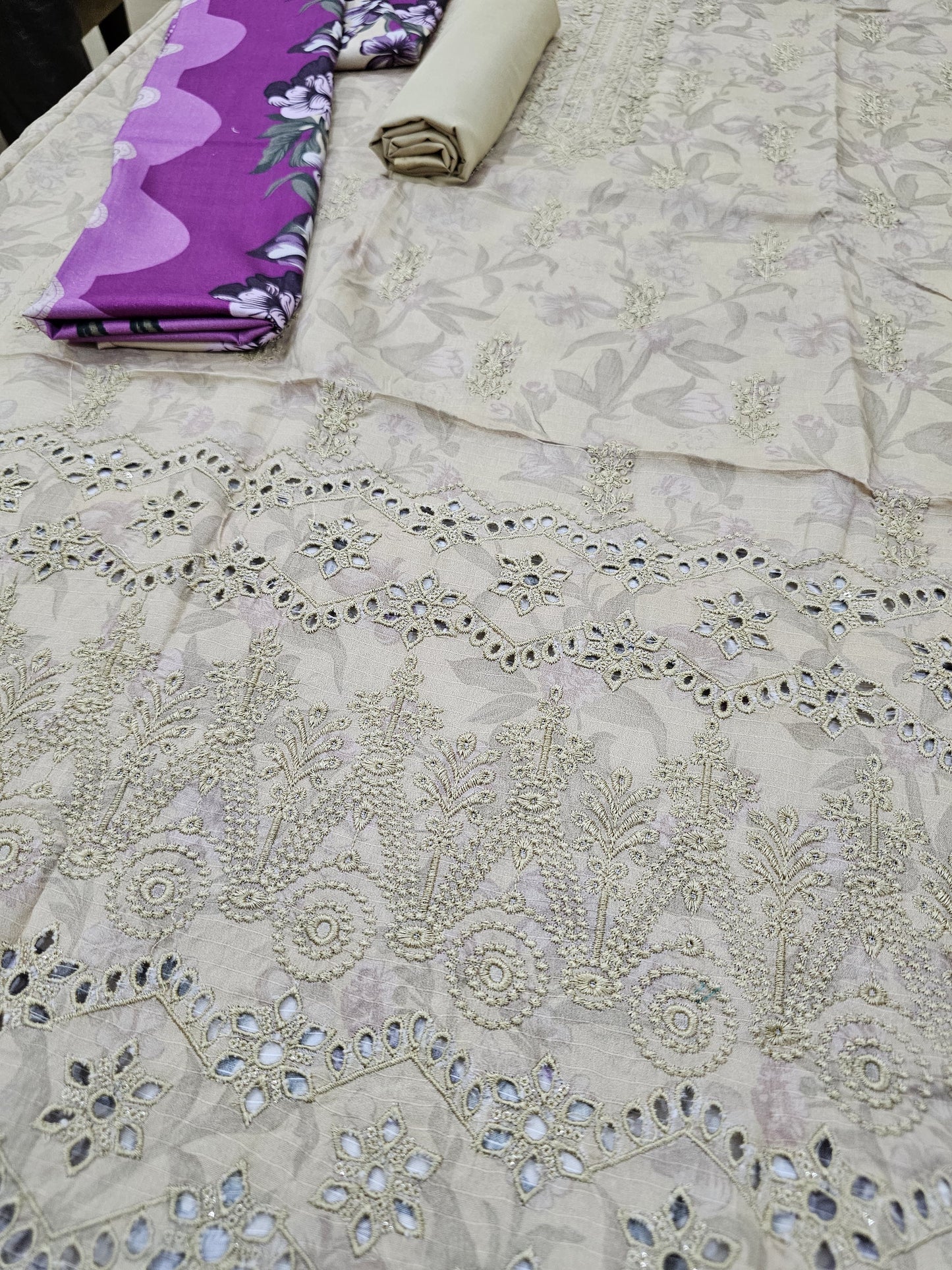 Falak by Anaya Noor Viscose bana Doria-3PC