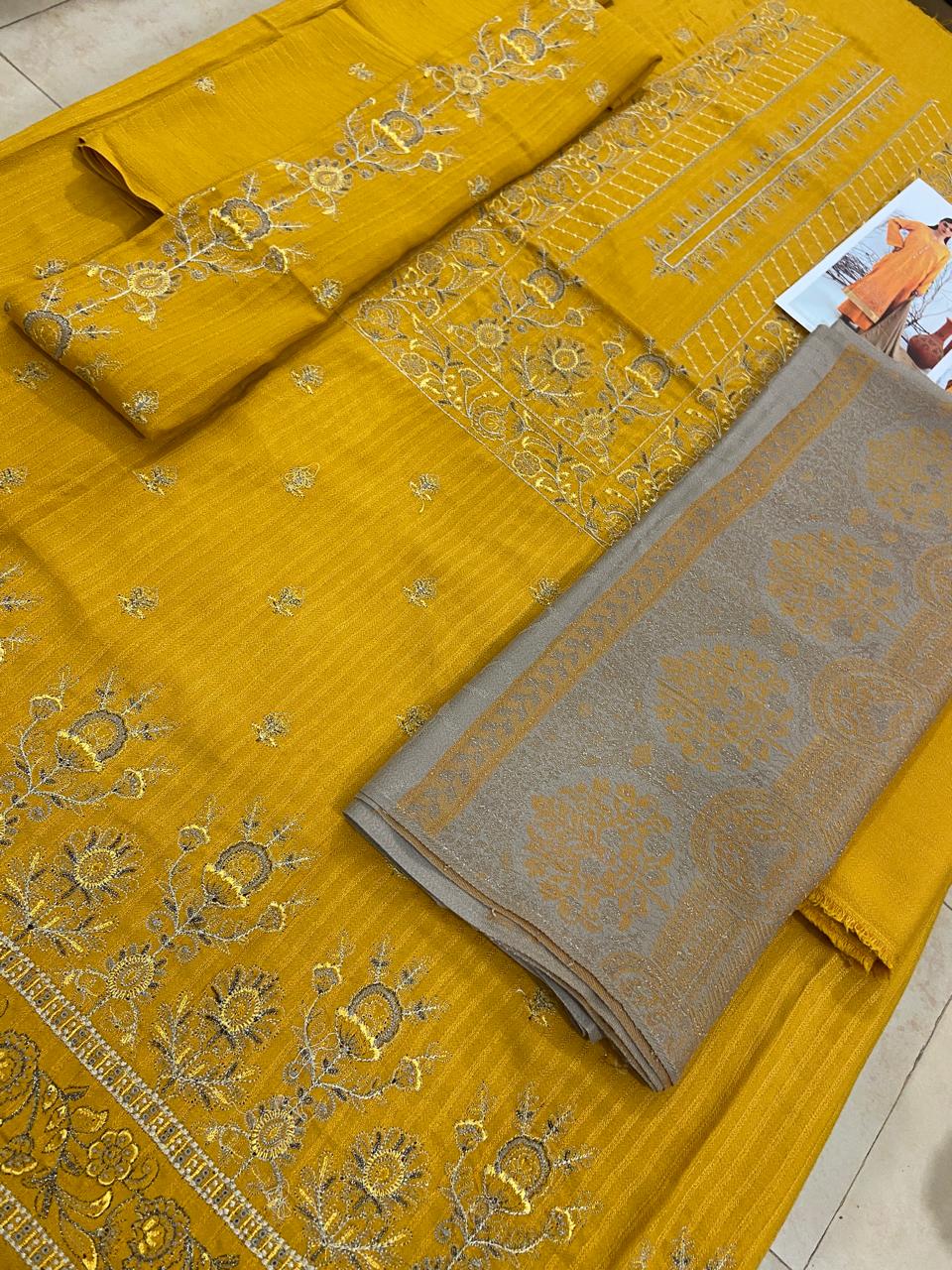 Ayfer By Anaya Noor 3-Pcs Marina Jacquard