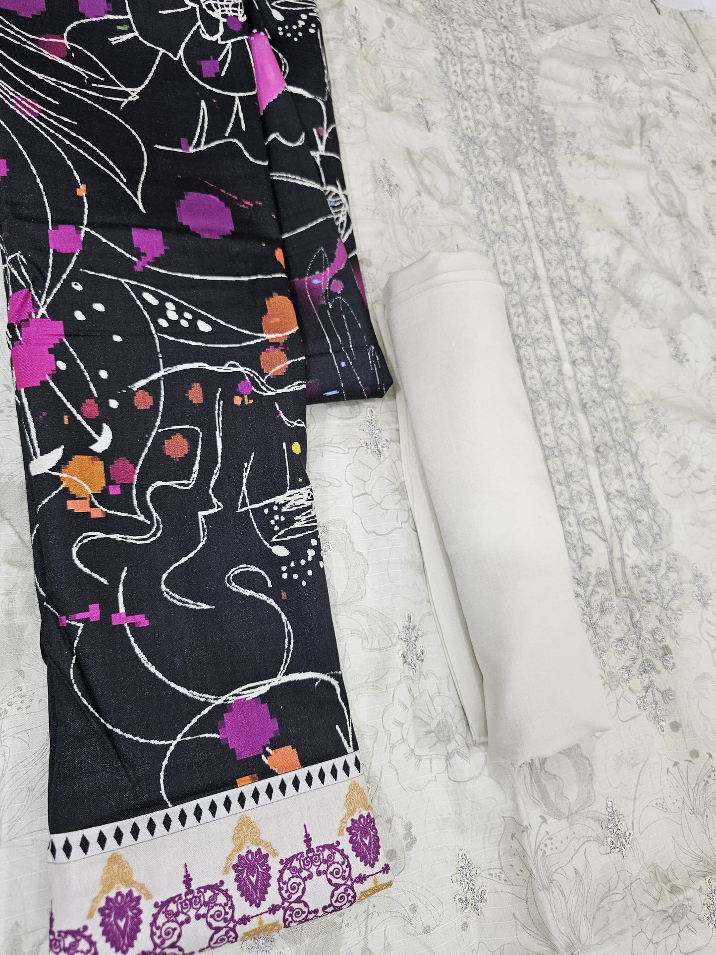 Falak by Anaya Noor Viscose bana Doria-3PC