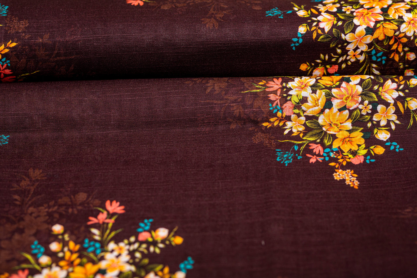 Anaya All Over Print Khaddar Shirt&Trouser-2PC