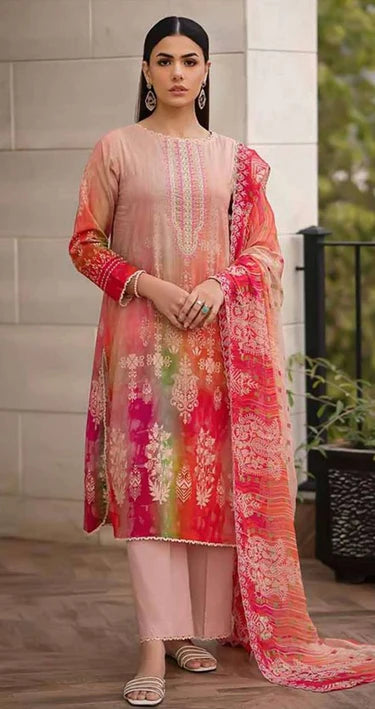 BageGul Printed Lawn-3PC