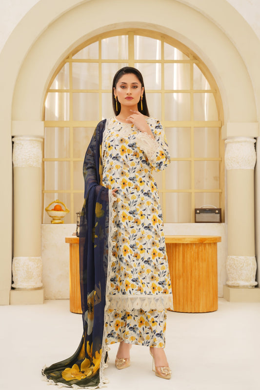 Jashn-e-Baharan J-12 | Emb & Printed