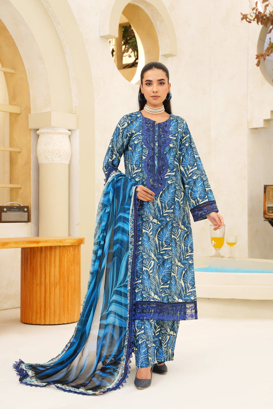 Jashn-e-Baharan J-13 | Emb & Printed