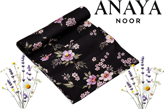 Anaya All Over Print Khaddar Shirt&Trouser-2PC