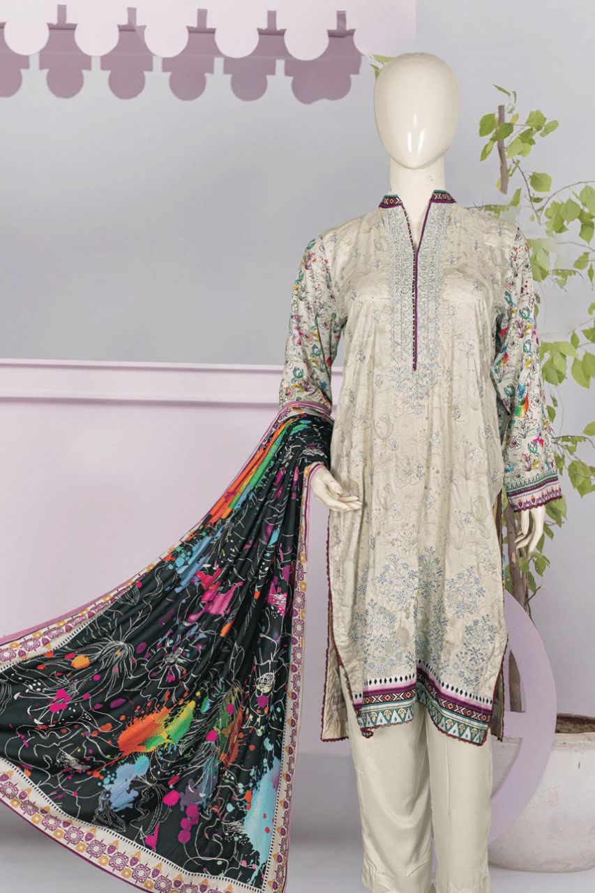 Falak by Anaya Noor Viscose bana Doria-3PC