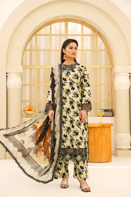 Jashn-e-Baharan J-22 | Emb & Printed