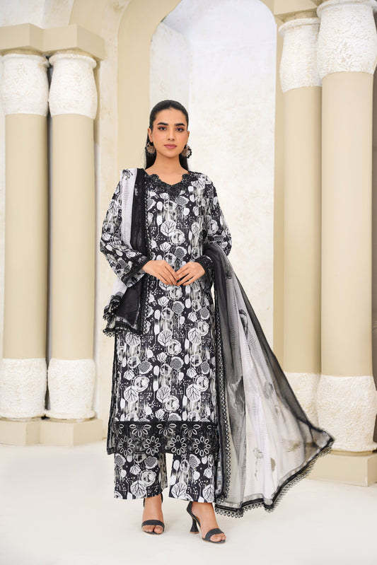 Jashn-e-Baharan J-23 | Emb & Printed