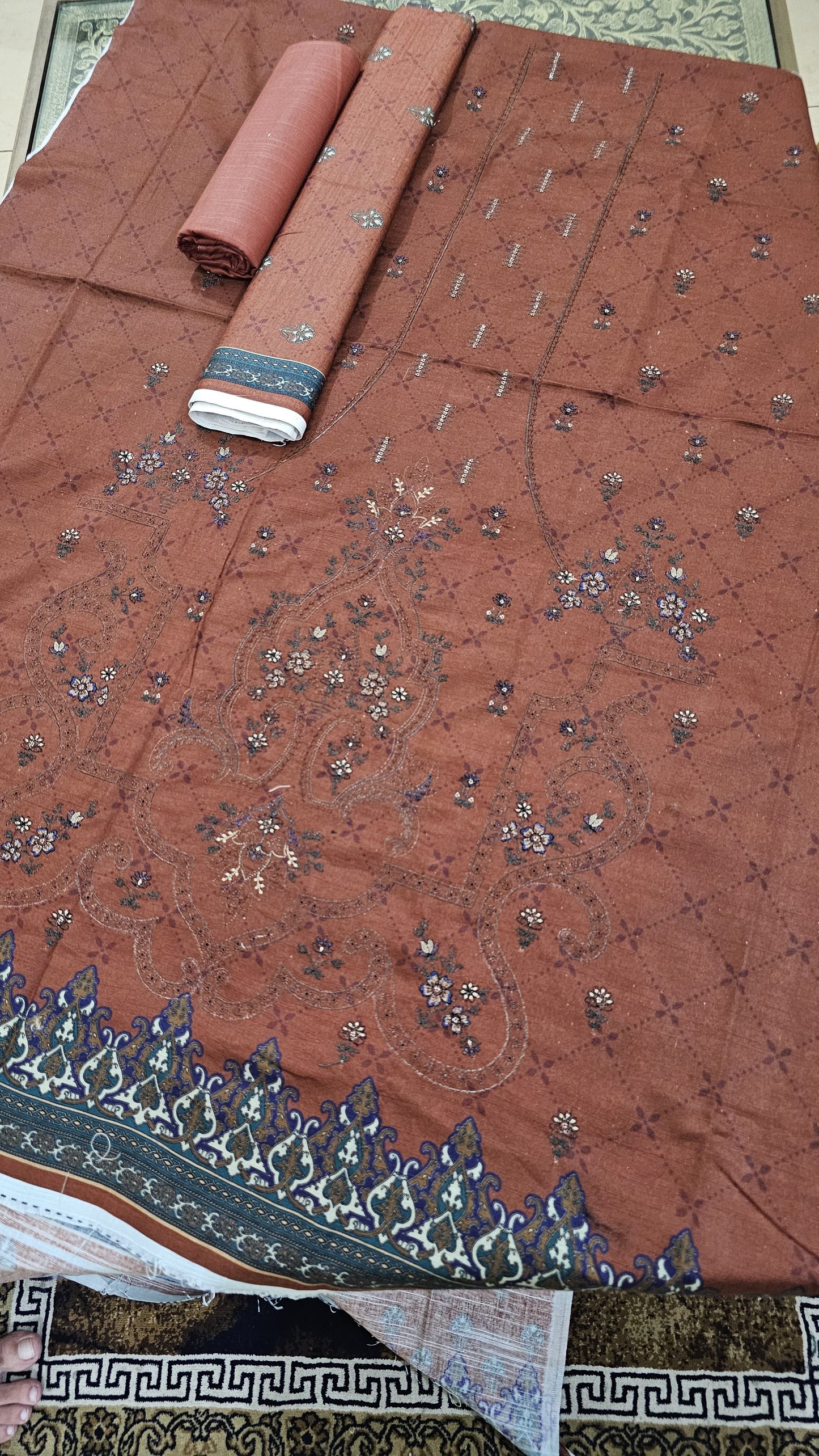 Anaya Noor 3-Pcs Emb Khaddar