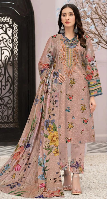 Ziva Printed Lawn-3PC