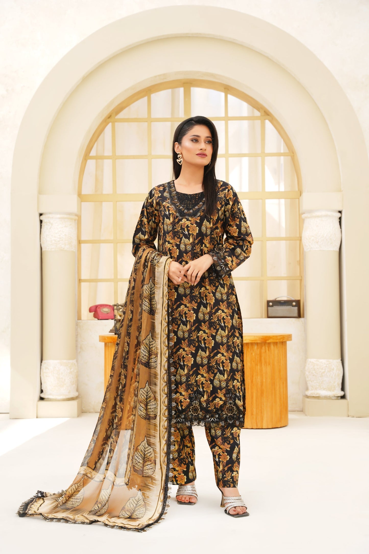 Jashn-e-Baharan J-03 | Emb & Printed