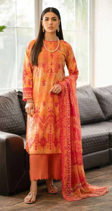 BageGul Printed Lawn-3PC
