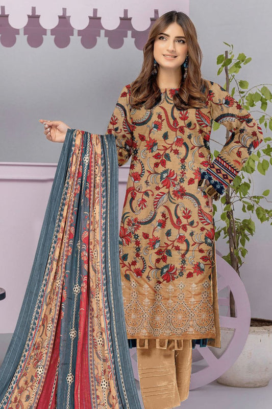 Anaya Emb Ck Lawn-3PC