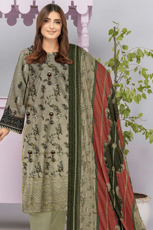Anaya Emb Ck Lawn-3PC