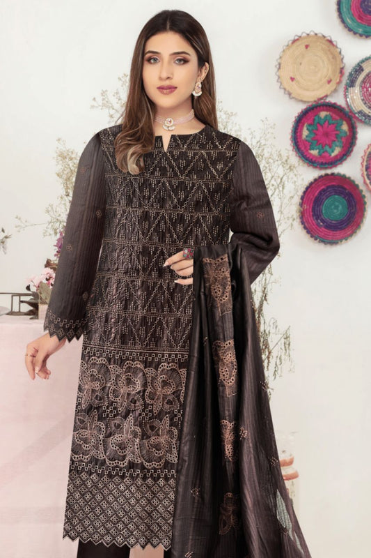 Phulkari Emb Ck Lawn-3PC