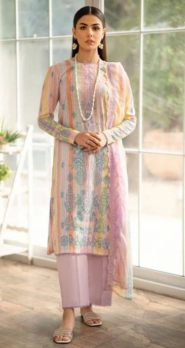 BageGul Printed Lawn-3PC